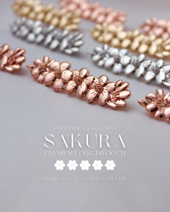 SAKURA Long Brooch