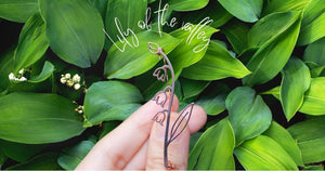 Lily of the Valley Long Brooch